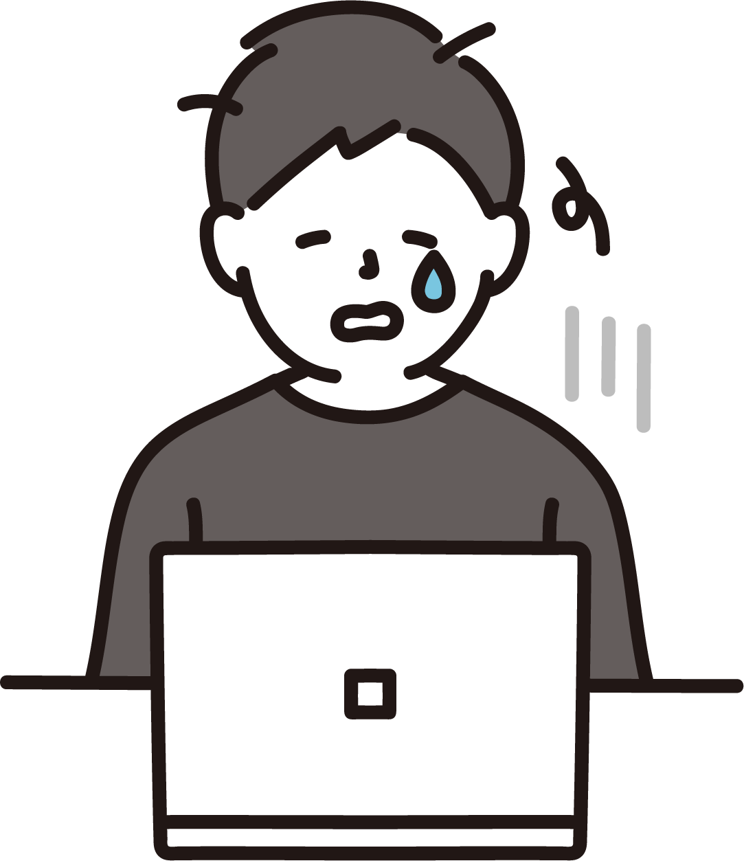 忙しいエンジニアのイメージ